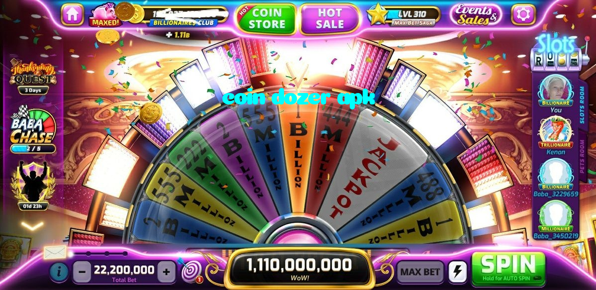 coin dozer apk casino presented on mobile device in Pakistan with slots and live games